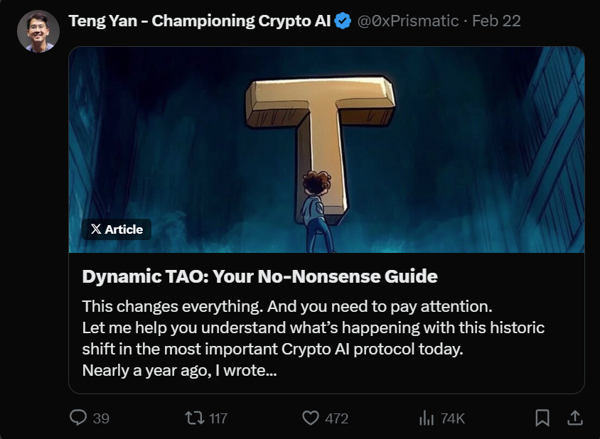 剖析Bittensor现状：「AI届比特币」上还有什么机会？
