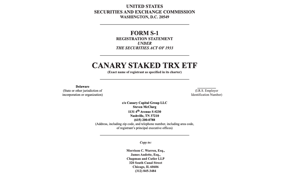 TRX ETF冲击SEC，「三驾马车」重塑Web3新格局